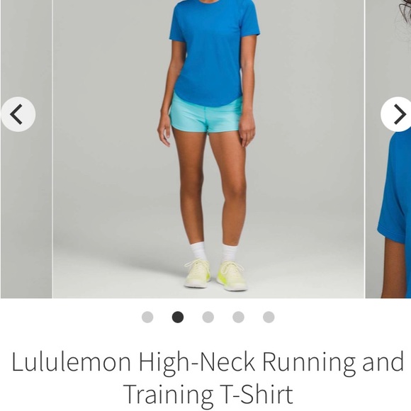 Lululemon high neck run and train tee BNWT - Picture 6 of 7